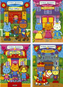 Llibre escenari amb figures...