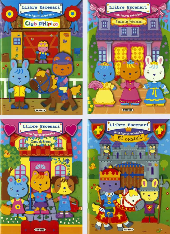 Llibre escenari amb figures...