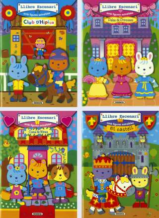 Llibre escenari amb figures...