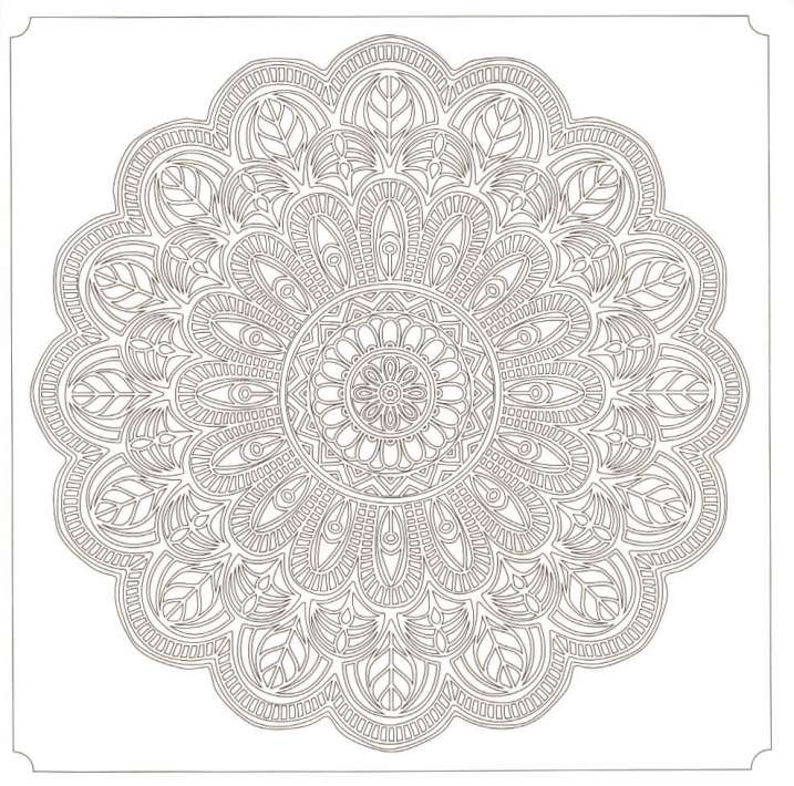 Mandalak koloreztatu