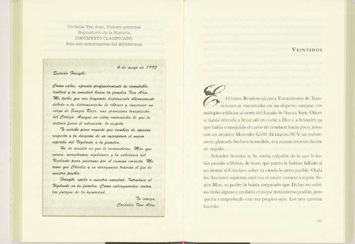 Los Sangre Azul. Revelaciones