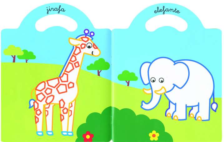 Pinta y pega los animalitos...