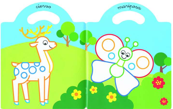 Pinta y pega los animalitos...