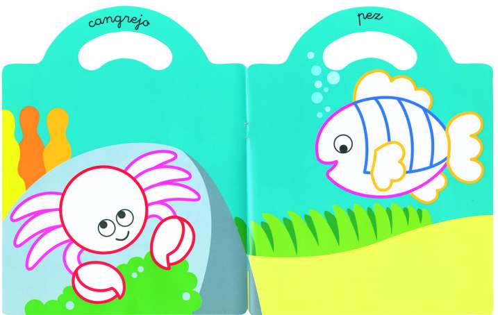 Pinta y pega los animalitos...