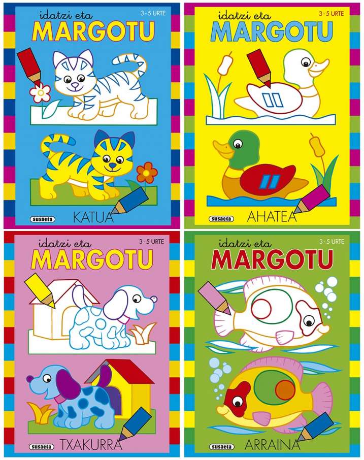 Idatzi eta margotu 3-5 urte...