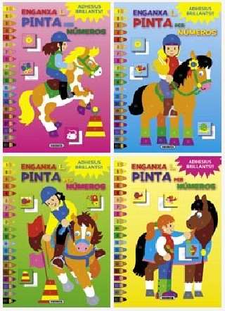 Enganxa i pinta per numeros...