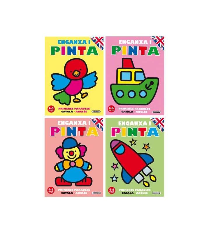 Enganxa i pinta primeres...