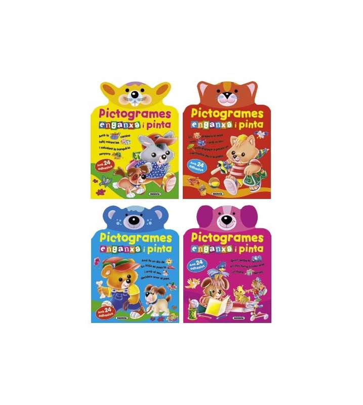 Pictogrames enganxa i pinta...