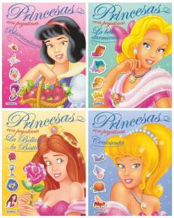 Princesas con pegatinas...