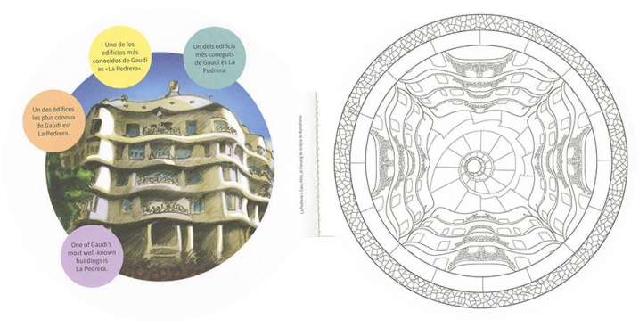Mandales homenatge a Gaudi