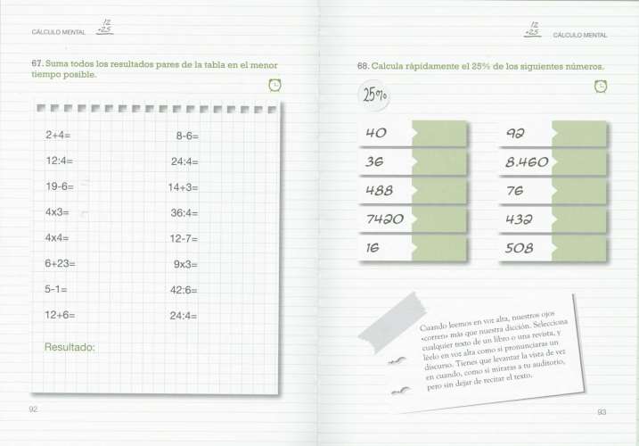Ejercicios para entrenar la...