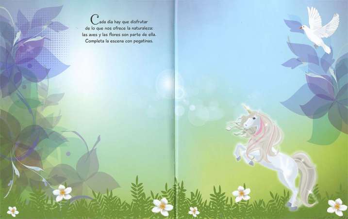 Unicornios con pegatinas Unicornios con pegatinas