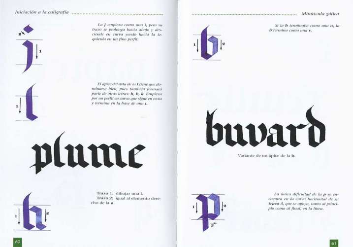 Iniciación a la caligrafía