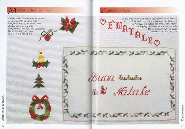 Punto de cruz para Navidad