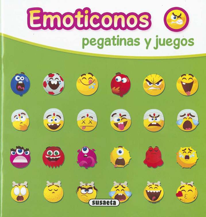 Emoticonos pegatinas y juegos