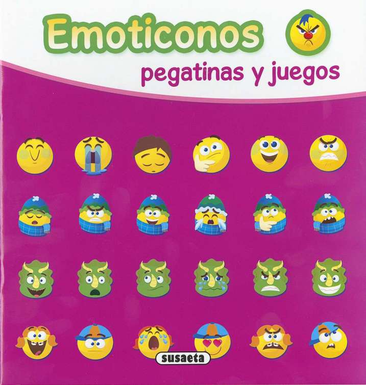 Emoticonos pegatinas y juegos