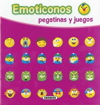 Emoticonos pegatinas y juegos