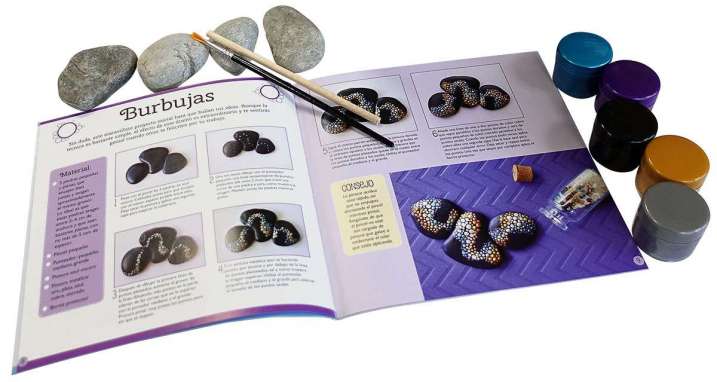 Pintura metálica en piedra