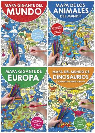 Mapa gigante para colorear...