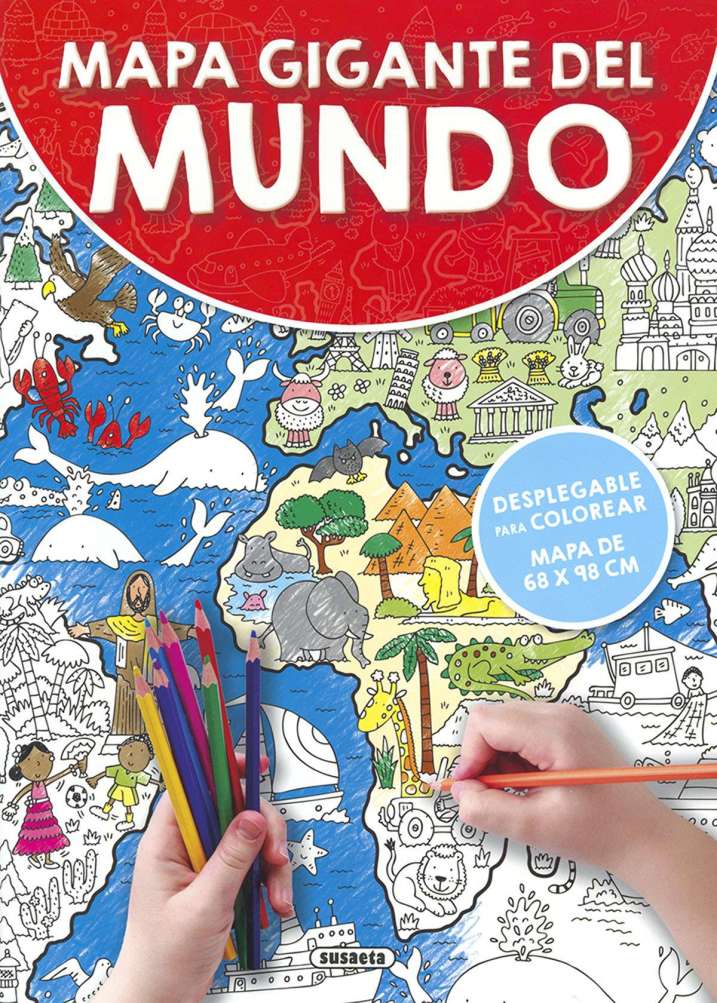 Mapa gigante del mundo