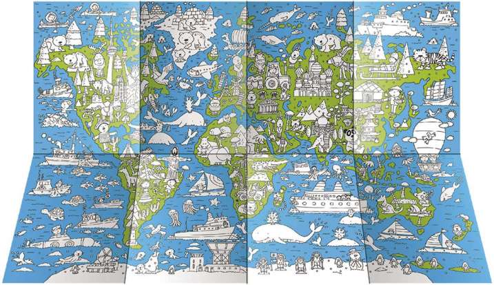 Mapa de los animales del mundo