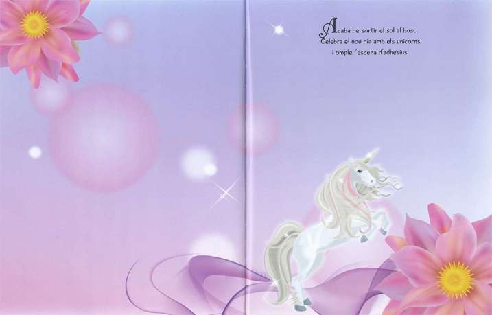 Unicorns amb adhesius