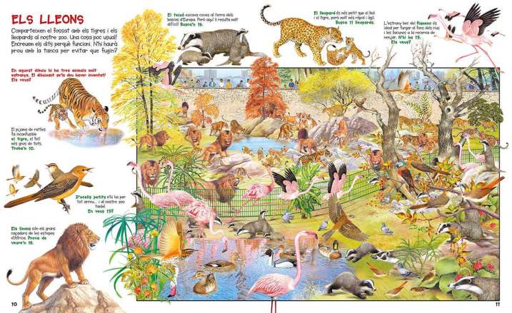 Busca els animals del zoo