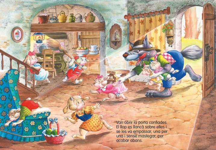 Les set cabretes i el llop