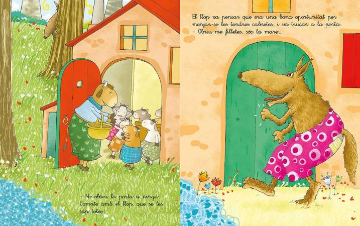 Les set cabretes i el llop