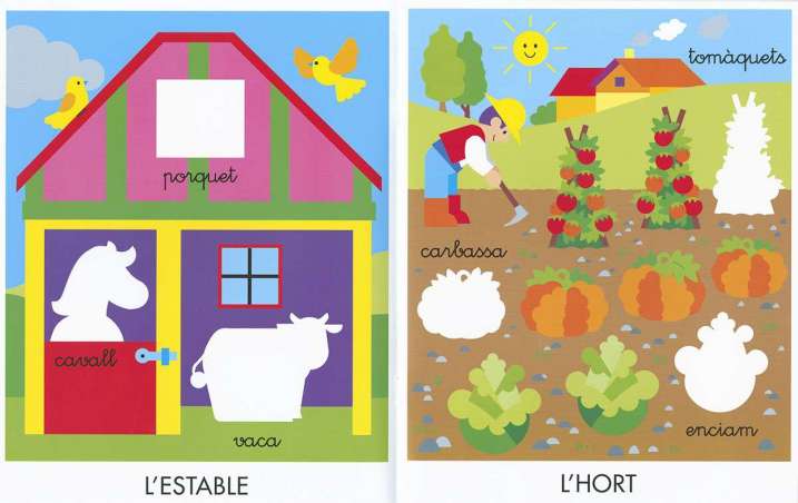 La masia adhesius didàctics