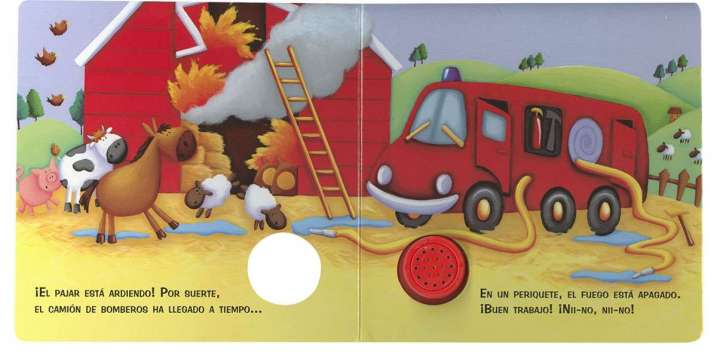 El camión de bomberos