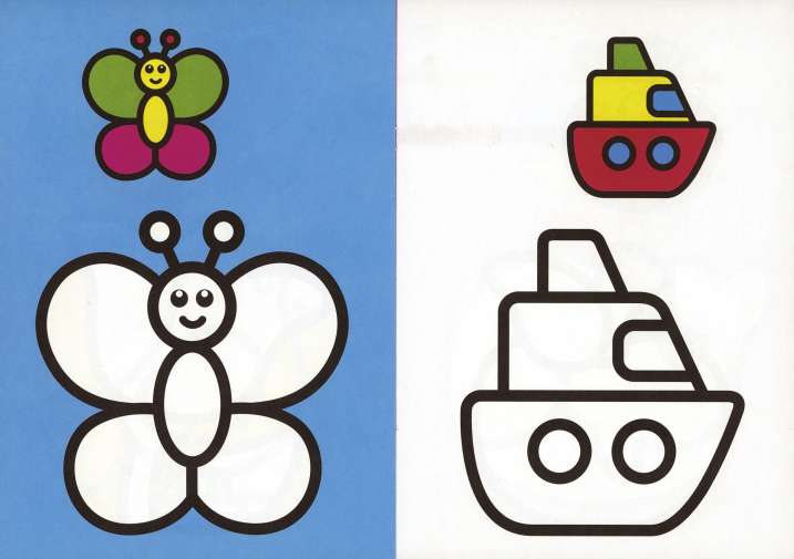 Ya sé colorear 2-3 años