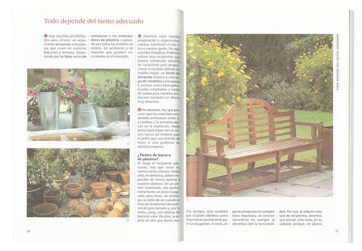 Su jardín en la terraza