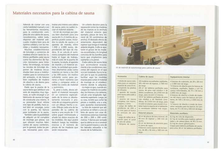 Cómo construir una sauna y...