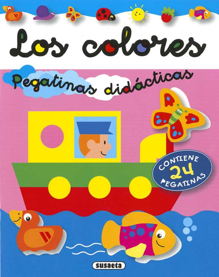Los colores pegatinas...