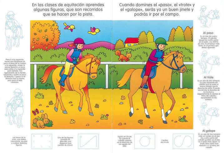 Aprendo a montar a caballo