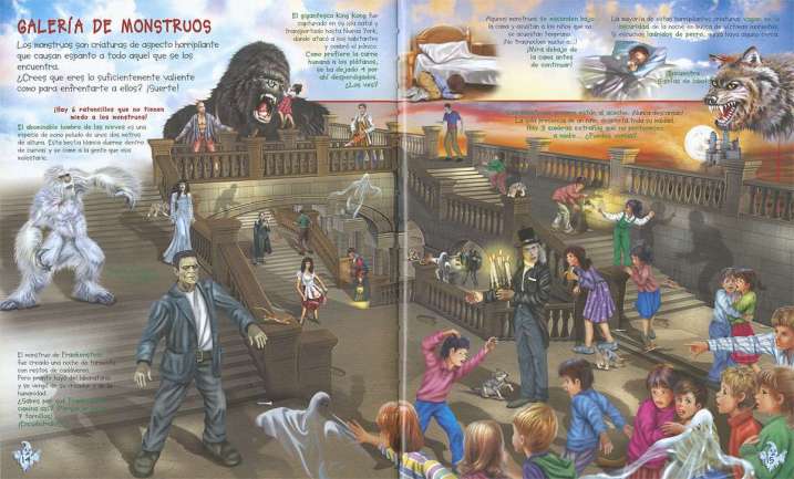 Busca en el libro del terror