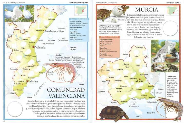 Atlas de España y sus animales