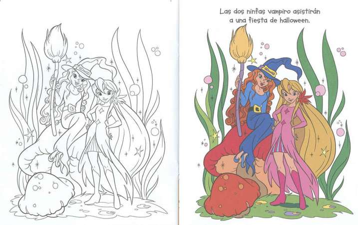 Colorea vampiros nº 2