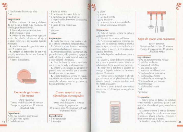 Cocina con microondas