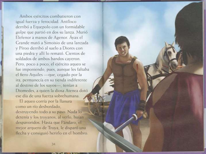 La cólera de Aquiles en la...