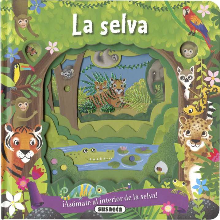 Libro Infantil Arte con Troqueles de los Animales de la Selva - Novelt –  Novelty Corp