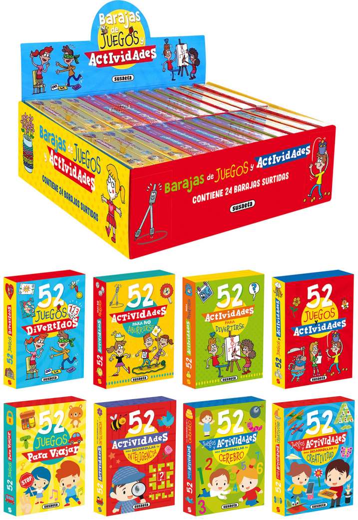 Estuche con 24 barajas de...