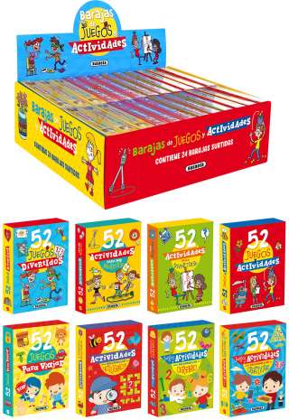 Estuche con 24 barajas de...