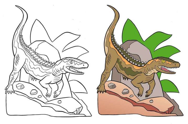 Dinosaurios color
