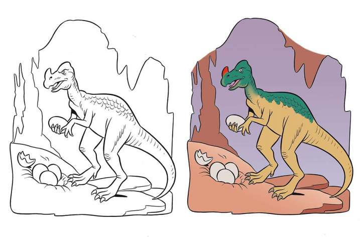 Dinosaurios color