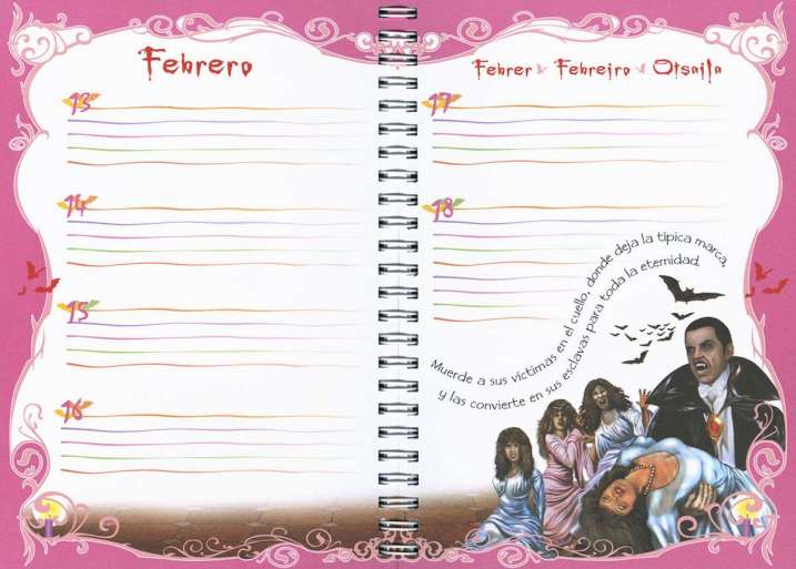 Agenda escolar permanente...