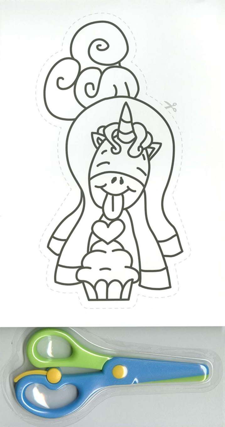 Pinta i retalla unicorns