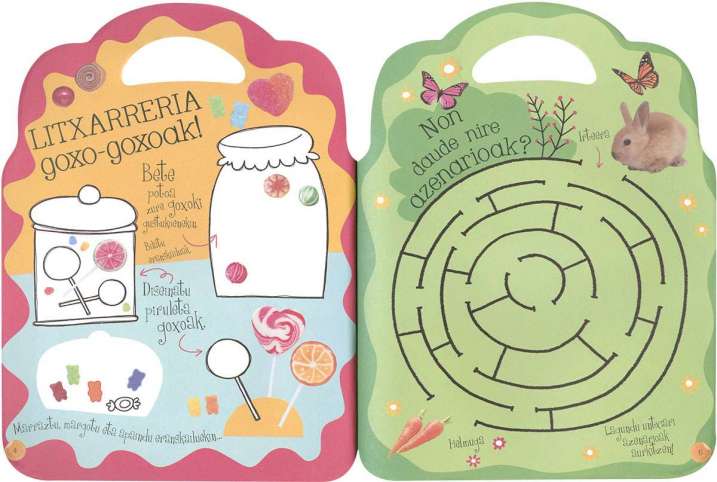 Nire margotzeko motxilla...