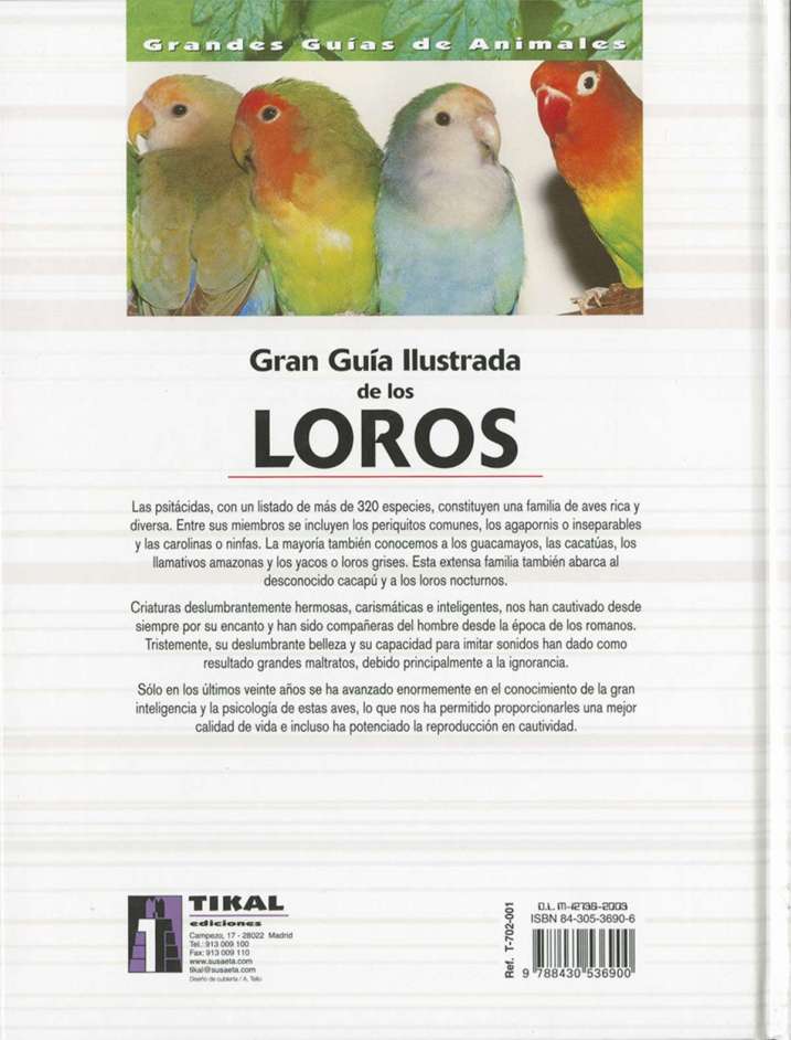 Guía ilustrada de los loros